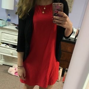 Red dress only
